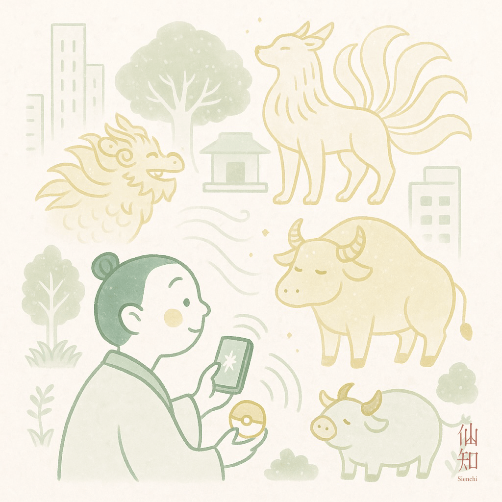 【通靈版 Pokémon GO：其實神獸一直都在，只是你還沒開靈眼】